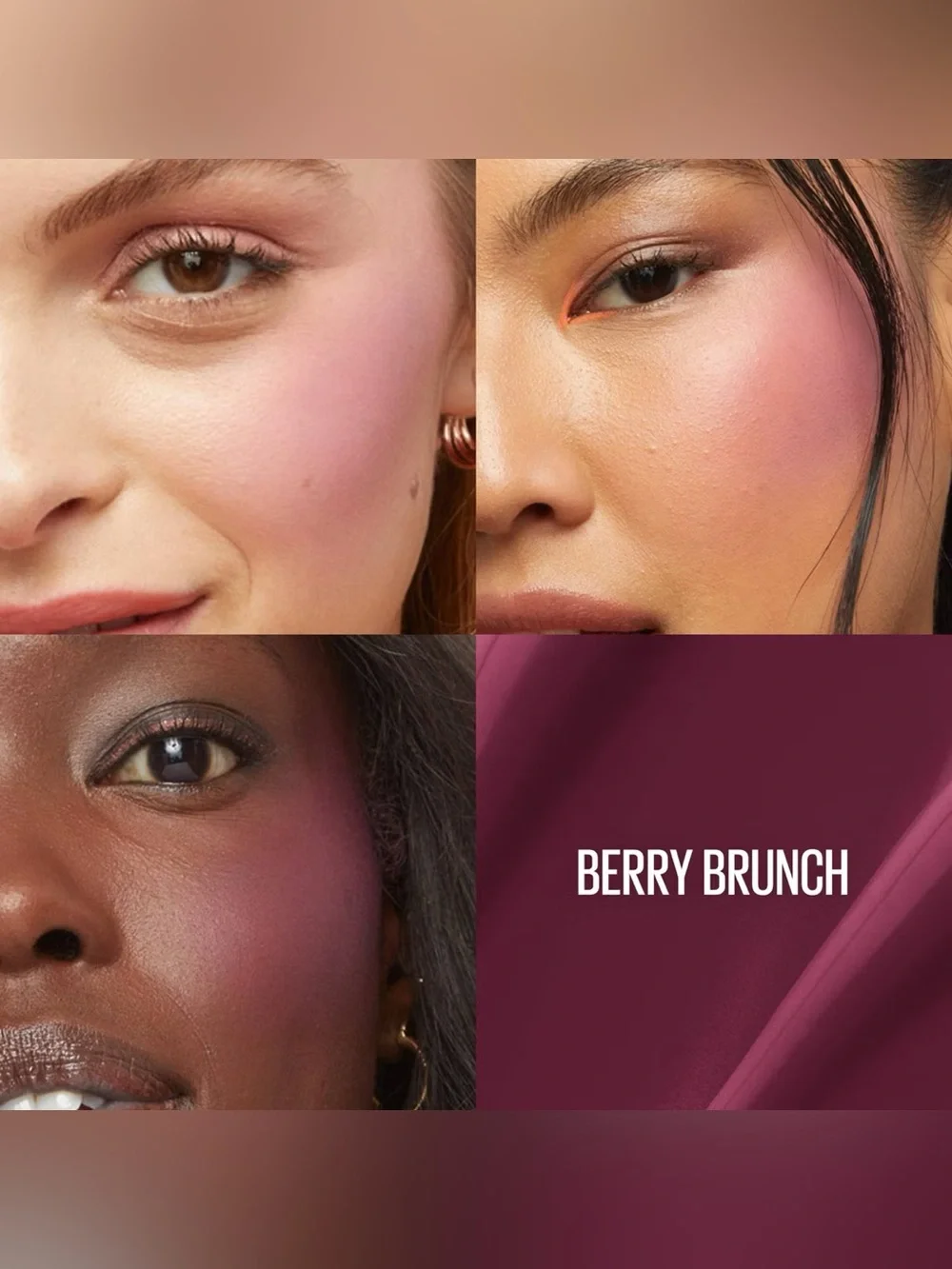 Maybelline Sunkisser Multi-Use Blendable Liquid Blush - 33 Berry Brunch, NEW